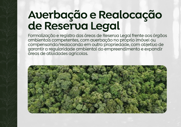 Averbação e Realocação de Reserva Legal